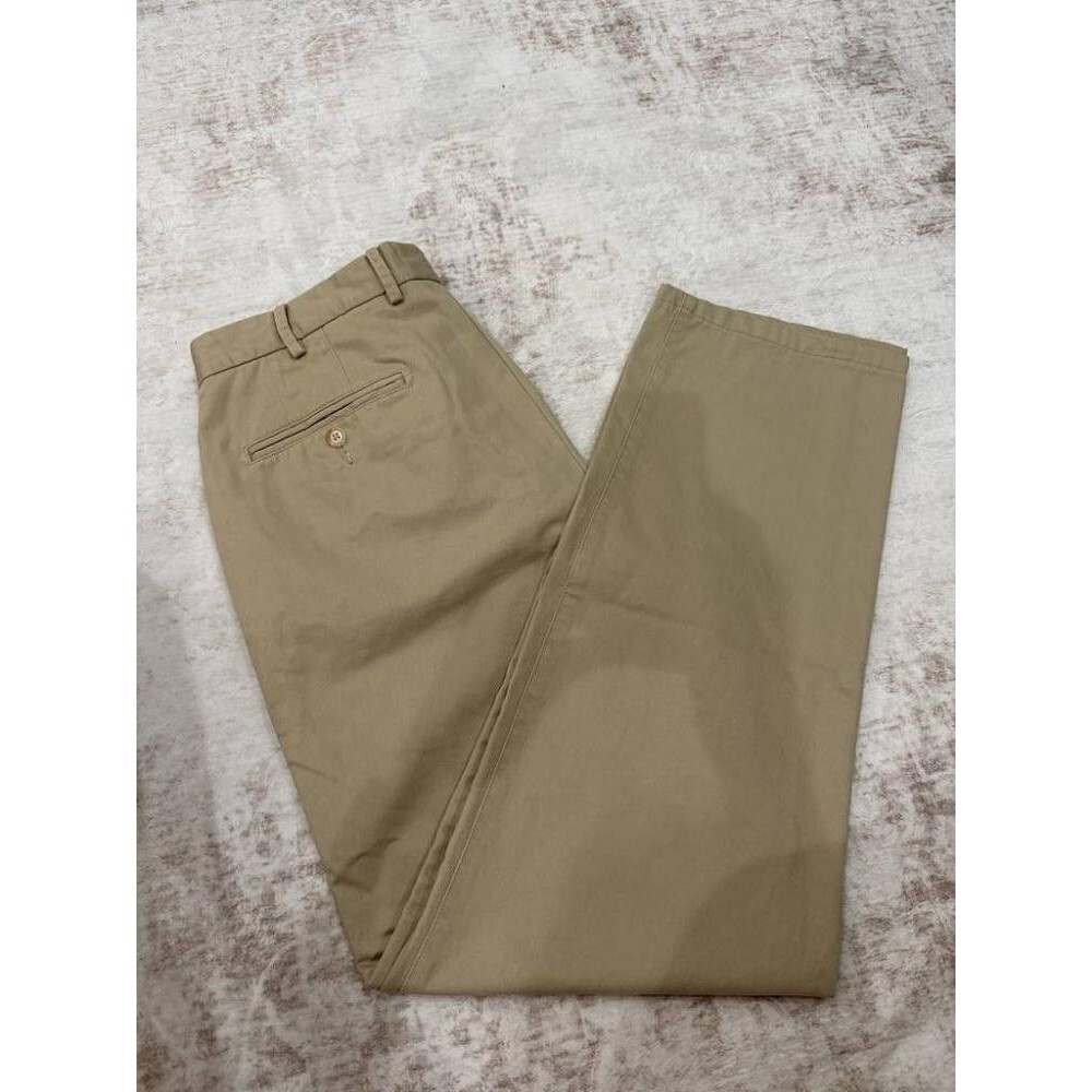 Peter Millar Raleigh Flat-Front Khaki Twill Chinos Men's 34 x 29.5